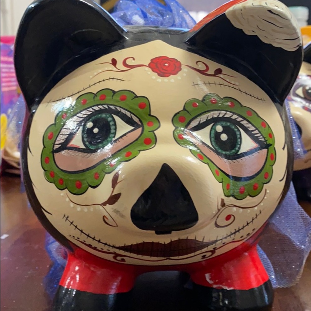 Day of the Dead piggy bank